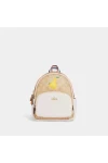 Coach Mini Court Backpack in Signature Canvas with Pear Women